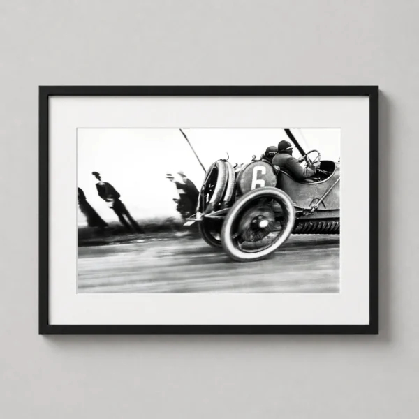 Jacques-Henri Lartigue Grand Prix 1913 Race Car Photography Print