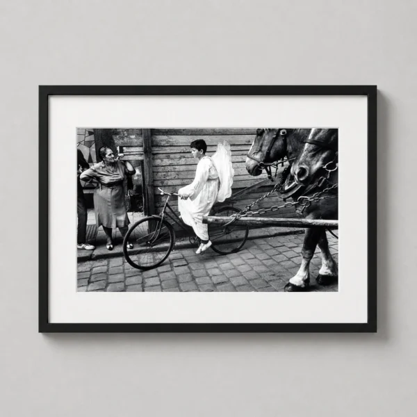 Josef Koudelka, Angel on a Bicycle, Czechoslovakia 1968 Photography Print