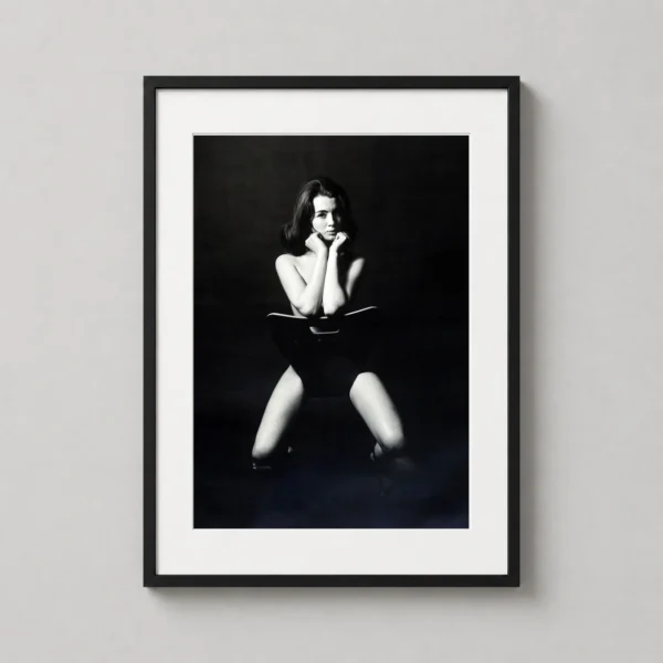 Christine Keeler Lewis Morley Portrait, 1963 Black and White Photography Print