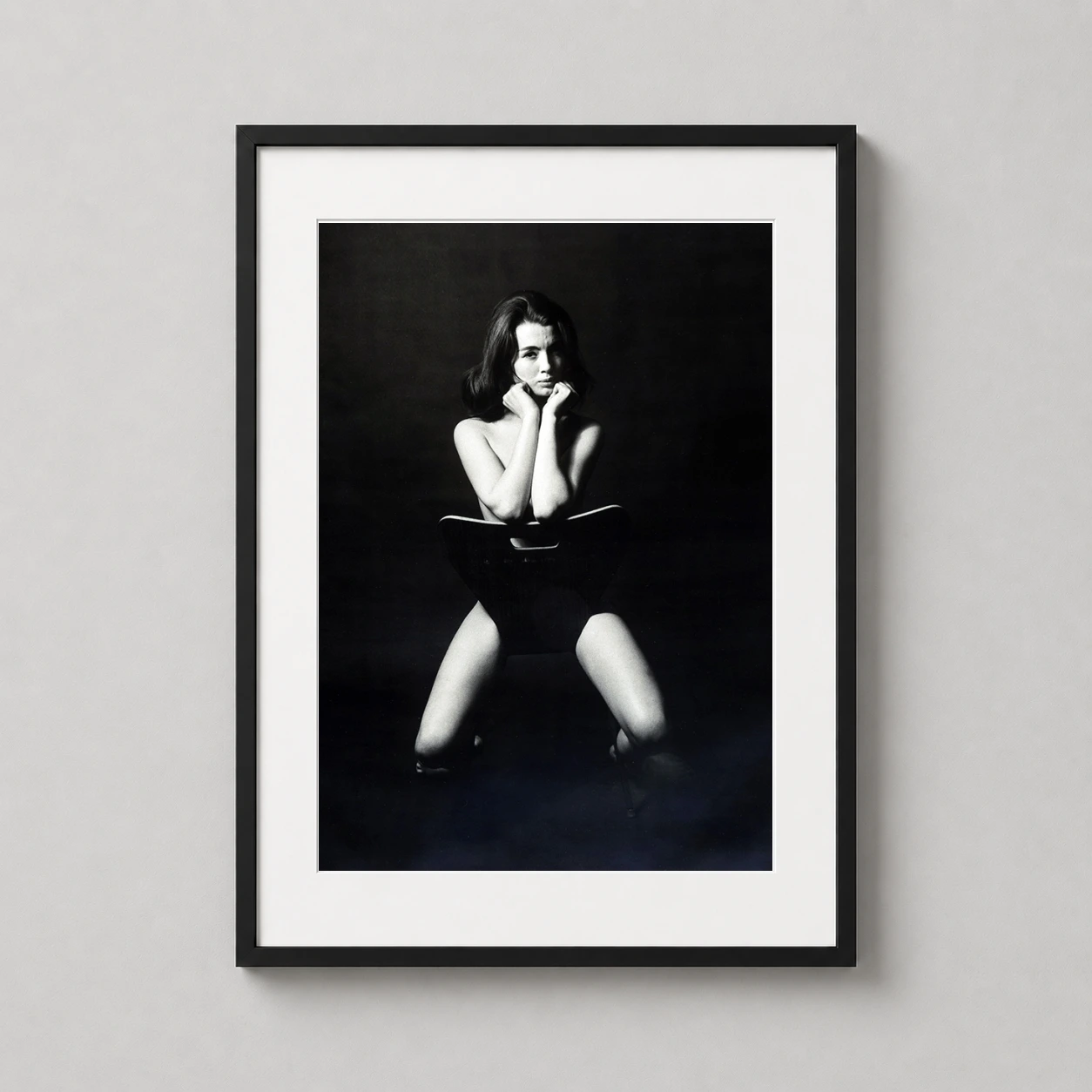Christine Keeler Lewis Morley — lewis Morley's famous 1963 black and white photograph of Christine