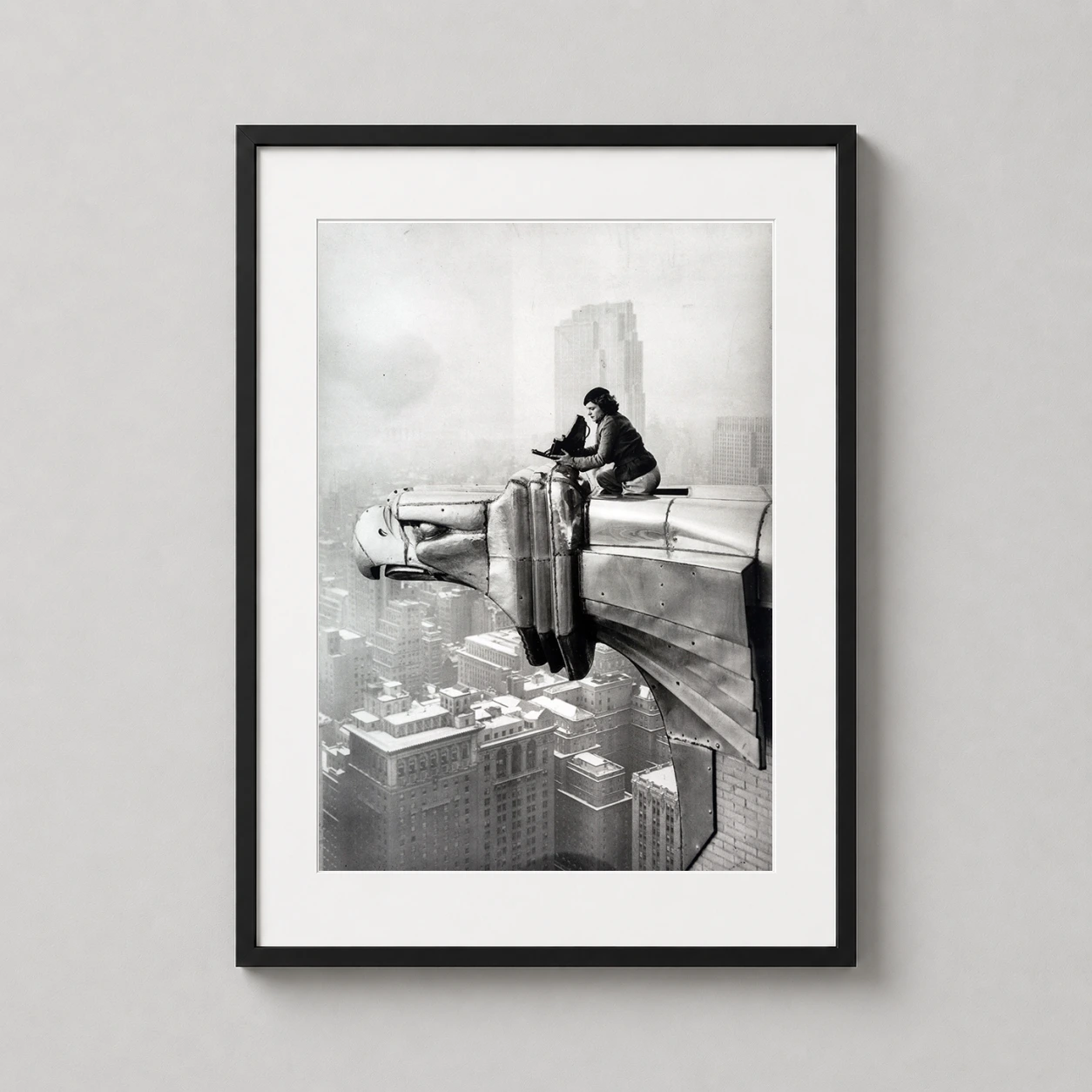 Oscar Graubner Margaret Bourke Photo — historic black and white photograph by Oscar Graubner featuring