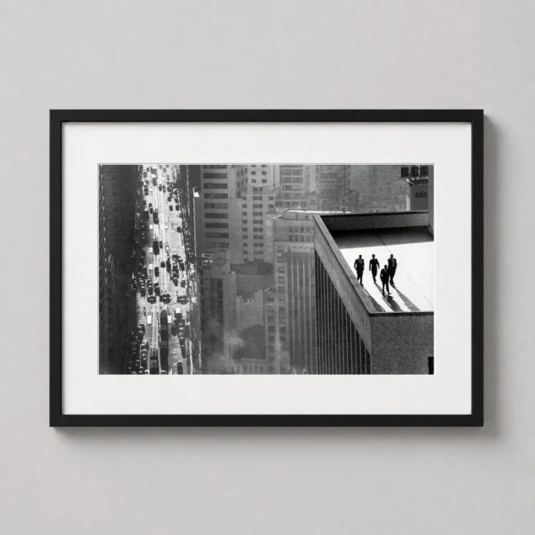 Rene Burri Sao Paulo Brazil 1960 Rooftop Photography Print
