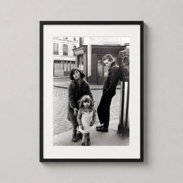 Robert Doisneau Les Enfants de la Place Hebert Photography Print
