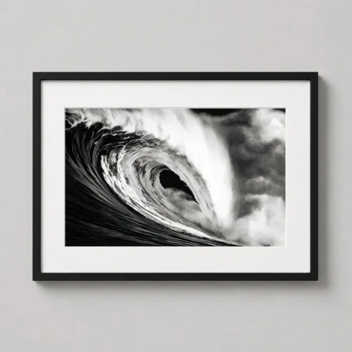 Robert Longo Thunder Road 2010 Monochrome Wave Photography Print