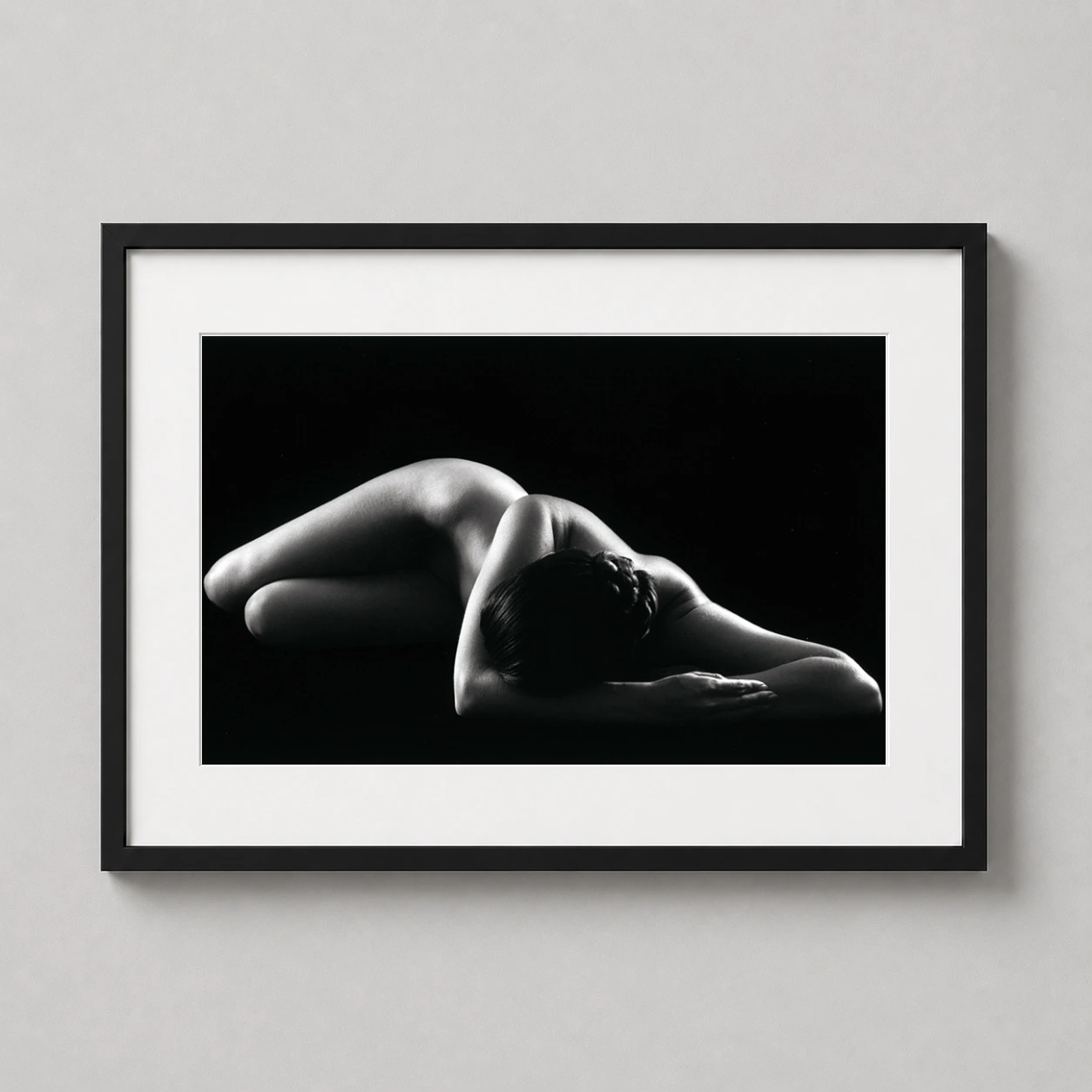 Ruth Bernhard Perspective Ii — masterful black and white study of the female form, Perspective II