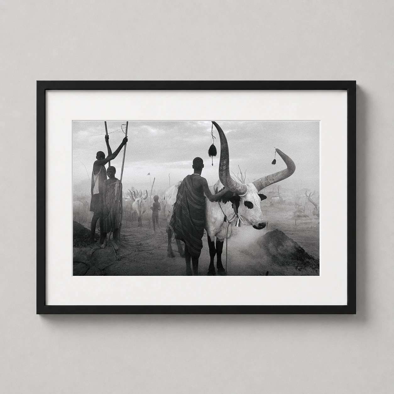 Sebastiao Salgado South Sudan — black and white fine art photograph by Sebastiao Salgado featuring