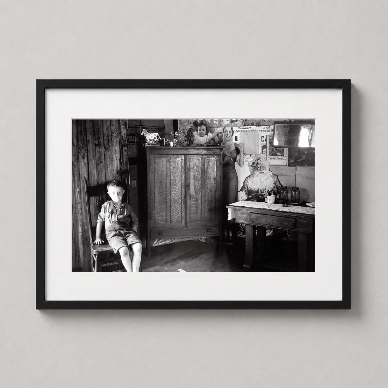 Walker Evans — poignant 1953 black and white photograph by Walker Evans featuring a