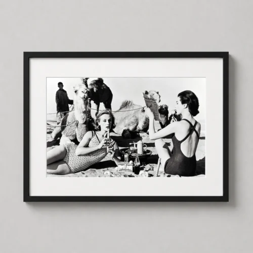William Klein Photography Print, Tatiana Morocco Tea Party, Vogue 1958