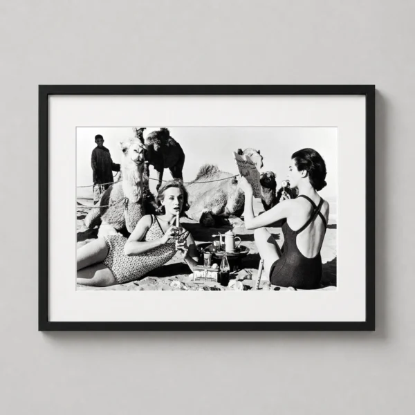 William Klein Photography Print, Tatiana Morocco Tea Party, Vogue 1958