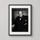 Yousuf Karsh Winston Churchill Portrait Print, 1941 Photography Print