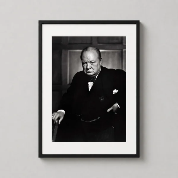 Yousuf Karsh Winston Churchill Portrait Print, 1941 Photography Print