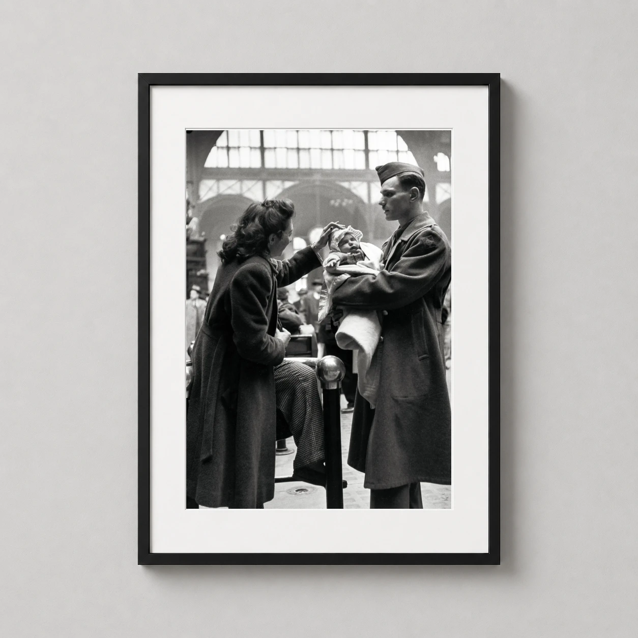 Eisenstaedt Photo — eisenstaedt Soldier Farewell Penn NYC is strongest as a street