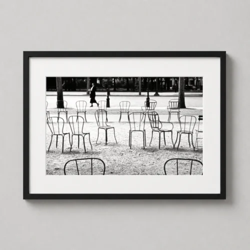 André Kertész, Chairs of Paris 1927 Street Photography Print