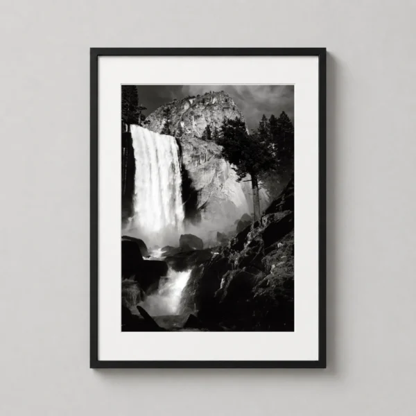 Ansel Adams Vernal Fall Yosemite Valley 1948 Photography Print