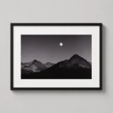 Ansel Adams Moonrise from Glacier Point Yosemite Photography Print