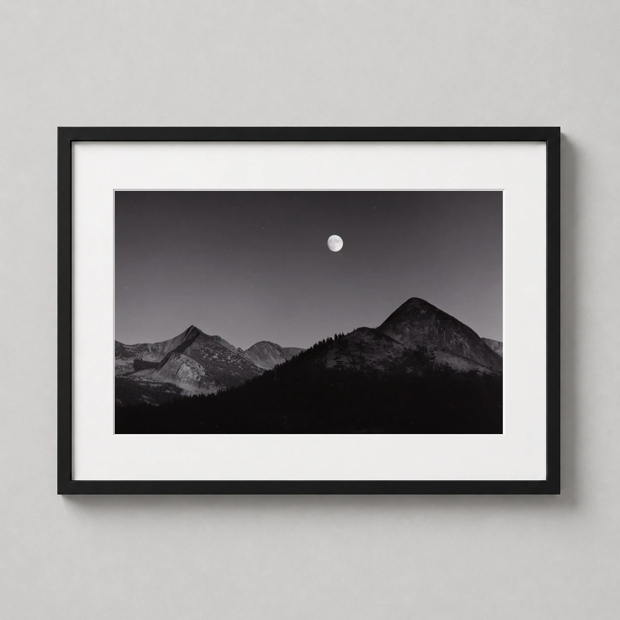 Ansel Adams Moonrise from Glacier Point | MerchFuse
