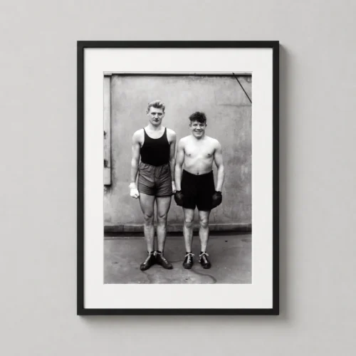 August Sander The Boxers 1929 Black and White Photography Print