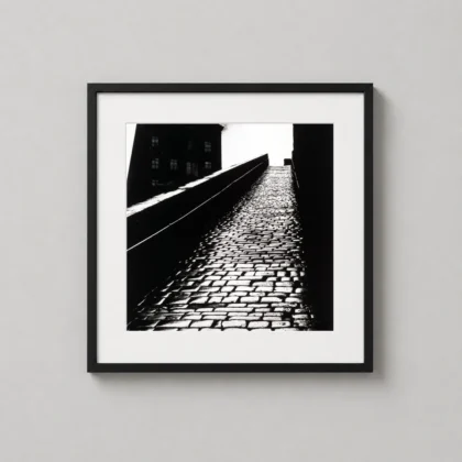 Bill Brandt, A Snicket in Halifax 1937 British decorative photography print for curated interiors by MerchFuse