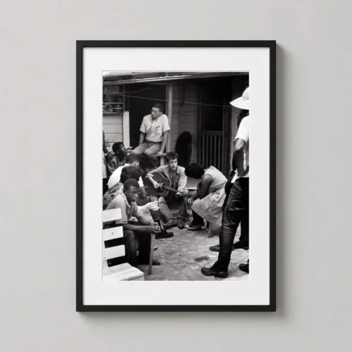 Bob Dylan 1963 Danny Lyon Photography Portrait Wall Photography Print