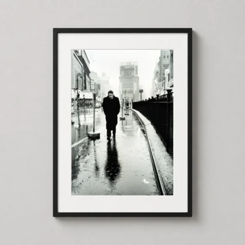 James Dean in Times Square New York City 1955 Photography Print