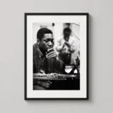 Miles Davis and John Coltrane Jazz Studio NYC 1959 Photography Print
