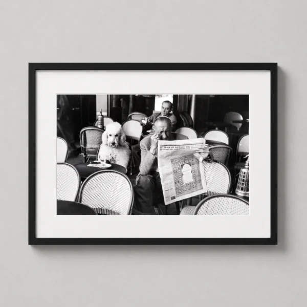 Café de Flore 1953 by Edouard Boubat Paris Photography Print