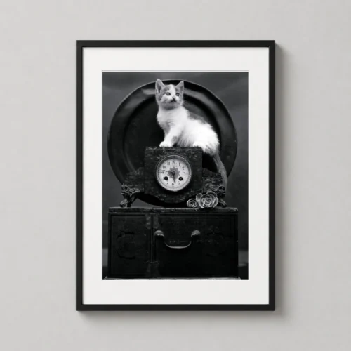 Edward Weston Mary on Clock 1945 Vintage Photography Print