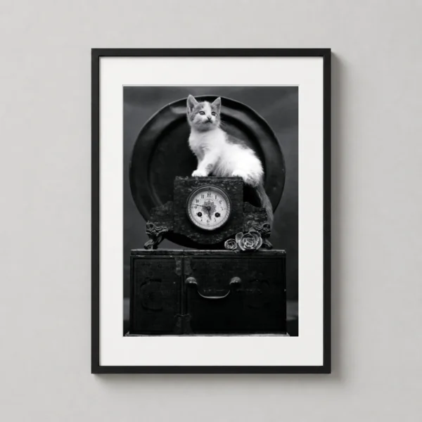 Edward Weston Mary on Clock 1945 Vintage Photography Print