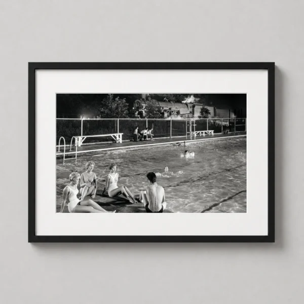 Welch West Virginia Swimming Pool 1958 Photography Print
