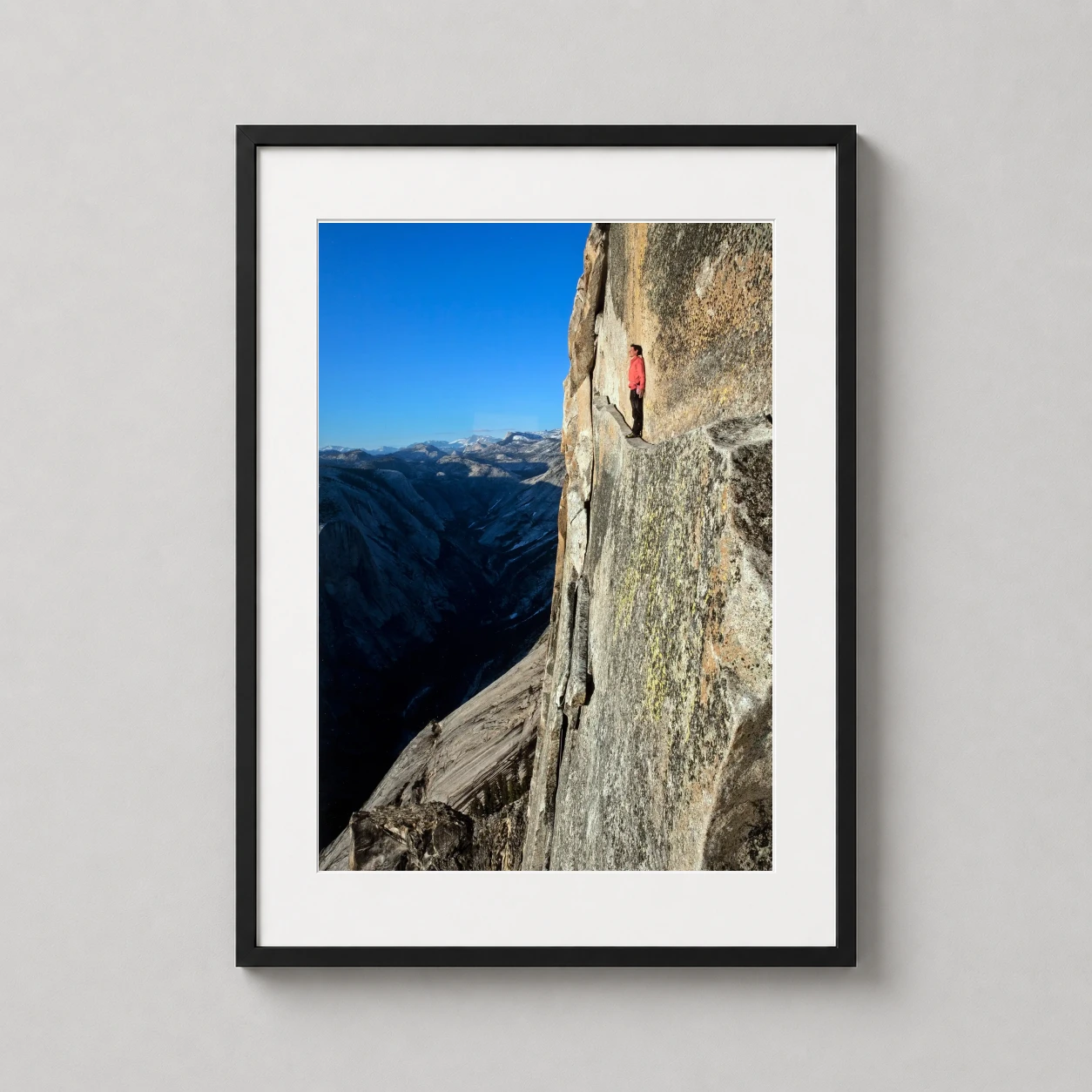 Alex Honnold Half Dome — this breathtaking photography print captures climber Alex Honnold