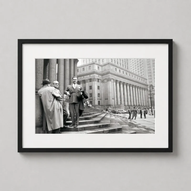 Henri Cartier-Bresson, Hall of Records New York 1947 Photography Print