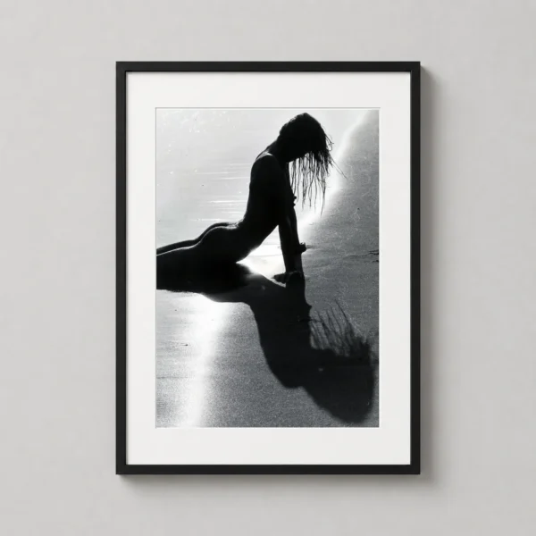 Lucien Clergue, Nu 1971 Beach Silhouette Photography Print