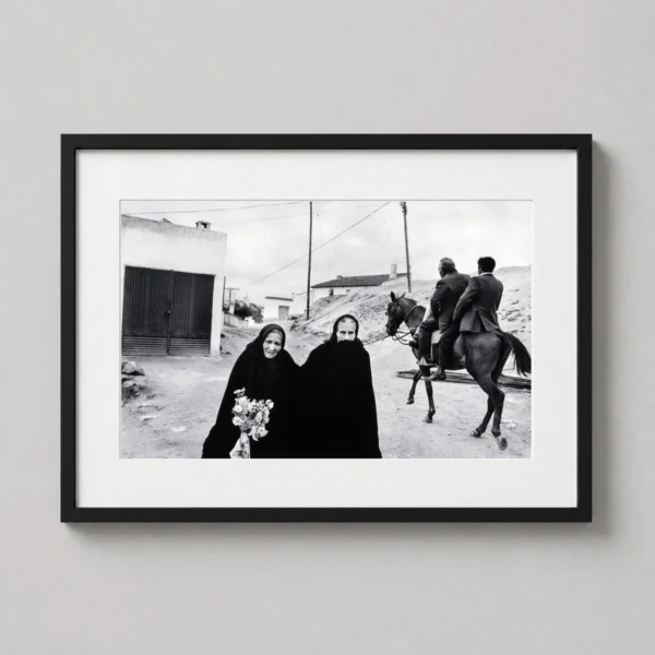 Josef Koudelka Spain 1974 Village Scene Black and White Photography Print