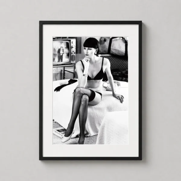 Helmut Newton Vivianne F. Hotel Volney, New York 1972 Photography Print