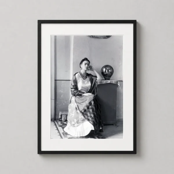 Frida Kahlo with Globe Manuel Alvarez Bravo 1930 Photography Print