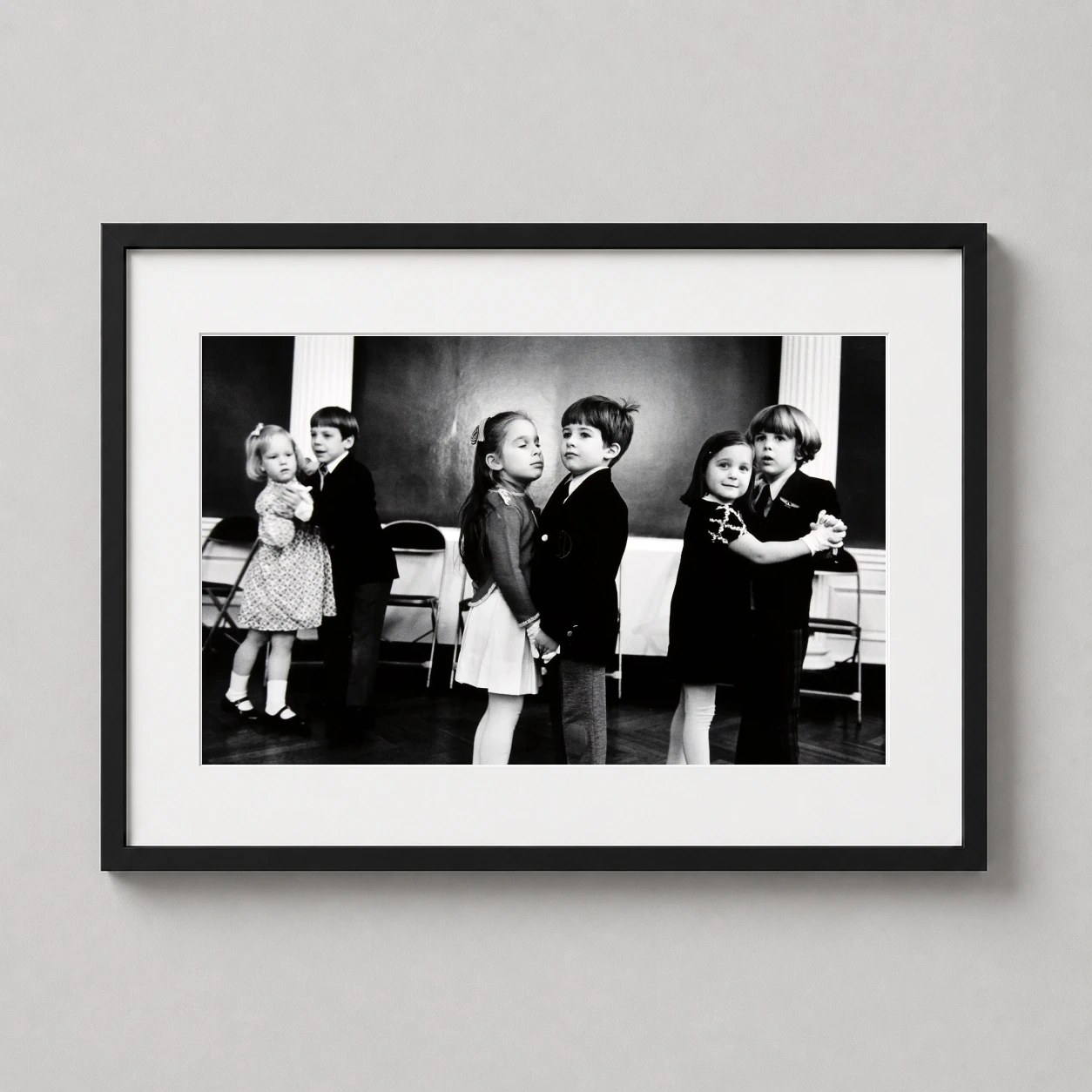 Elliott Erwitt Dance Class — black and white photography print by Elliott Erwitt capturing young