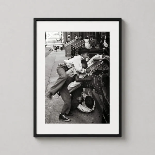 Helen Levitt Boys Climbing, NYC 1942 Black and White Photography Print
