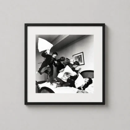 Harry Benson Print Beatles Pillow - music poster from MerchFuse