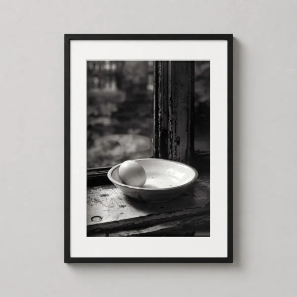 Josef Sudek Print, Egg in a Bowl (c.1930) Still Life Photography Print
