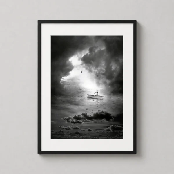 Jerry Uelsmann, Rowboat (1995) Surreal Photography Print
