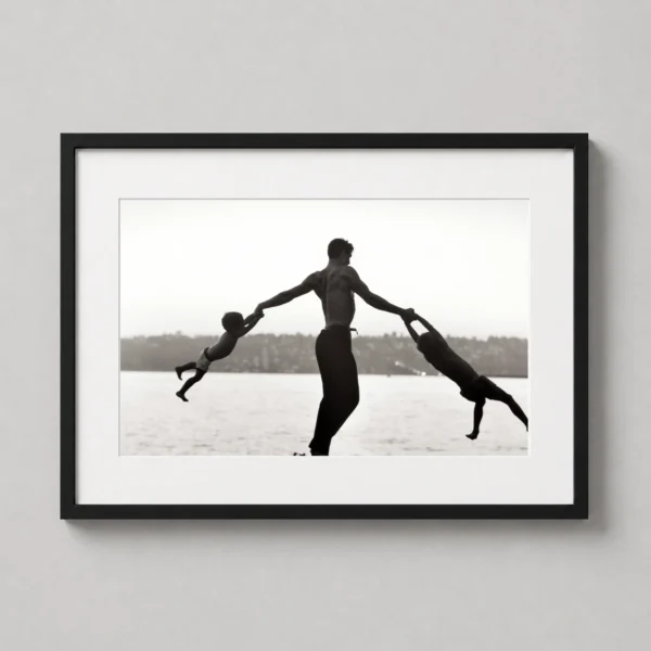 Jacques d'Amboise and Sons 1962 by John Dominis Photography Print