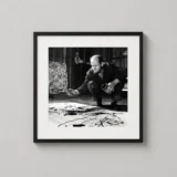 Martha Holmes, Jackson Pollock in His Studio 1949 Photography Print