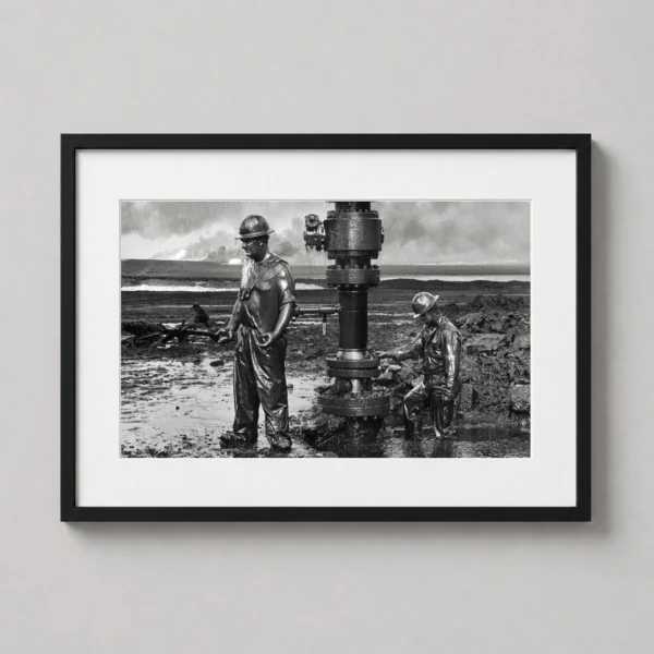 Sebastião Salgado Kuwait Oil Field 1991 Photography Print