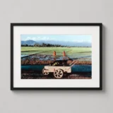 Raghubir Singh, Transplanting Paddy in Srinagar Kashmir Photography Print