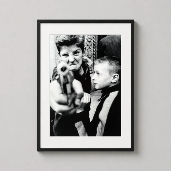 William Klein Gun 1 New York 1955 Black and White Photography Print