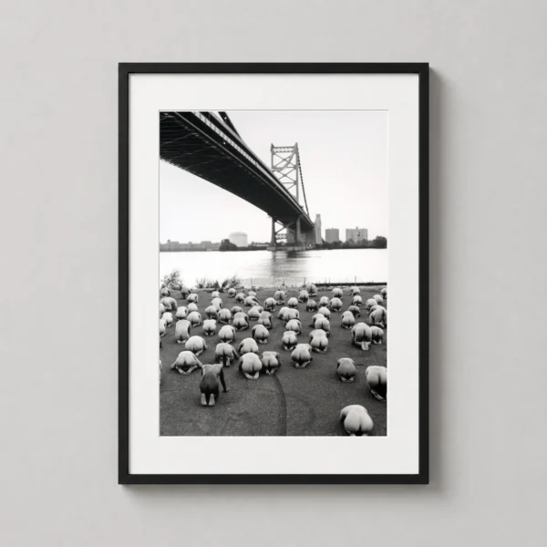Spencer Tunick Pennsylvania 1998 Nude Installation Photography Print