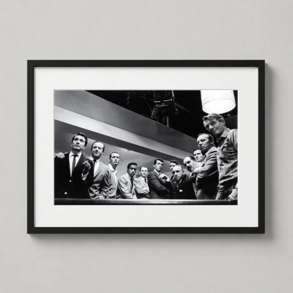 Ocean's Eleven Cast 1960 by Sid Avery, Rat Pack Photography Print