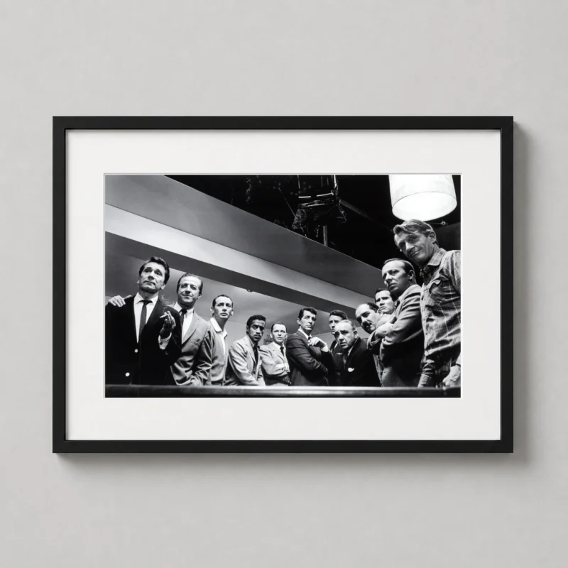 Ocean's Eleven Cast 1960 by Sid Avery, Rat Pack Photography Print