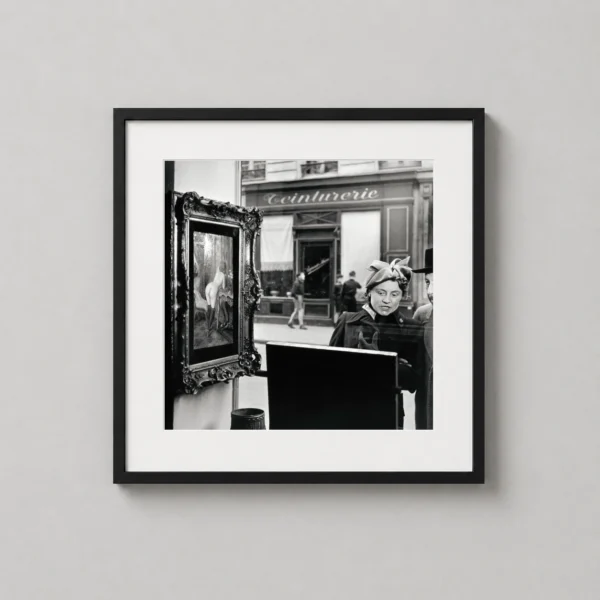 Robert Doisneau Un Regard Oblique 1948 Paris Window Gaze Photography Print