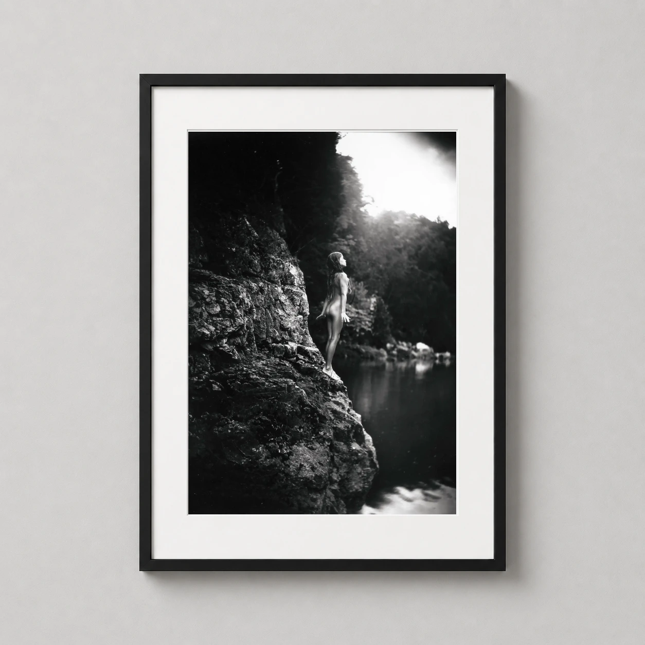 Sally Mann Jessie 9 — black and white fine art photograph by Sally Mann featuring a young